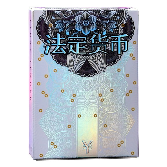 Kings Wild Project Chinese Legal Tender Luxury Playing Cards - Collectible Banknote-Inspired Holographic Deck Designed by Jackson Robinson