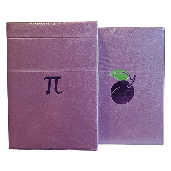 Kings Wild Project Plum Pi Luxury Playing Cards, Pi Slice Series Vol. 1 Standard Edition Collectible Poker Deck