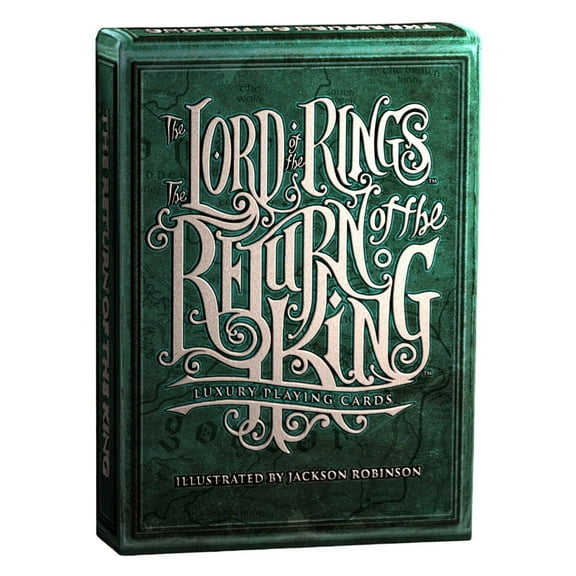 Kings Wild Project The Lord of The Rings: The Return of the King Luxury Playing Cards, Standard Edition, Poker Size Custom Index