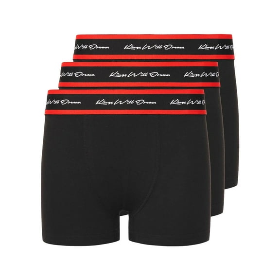 Kings Will Dream Boys Scriptband Boxer Shorts (Pack of 3)