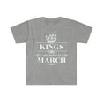 thumbnail image 1 of Kings are born in March  Unisex T-shirt S-3XL Birthday boy, 1 of 2