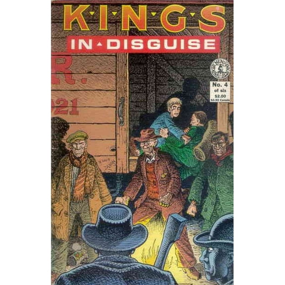 Kings in Disguise #4 VF ; Kitchen Sink Comic Book