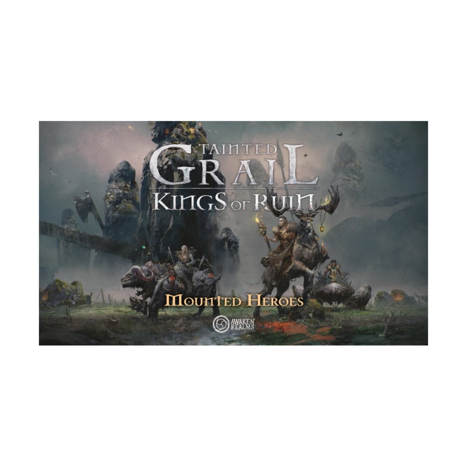Awaken Realms Tainted Grail: Kings of Ruin PLAYMAT - Neoprene Game Mat with Evocative Background for Enhanced Gameplay! Ages 14+, 1-4 Players, 2-3 Hour Playtime, Made by Awaken Realms Awaken Realms Tainted Grail: Kings of Ruin PLAYMAT - Neoprene Game Mat with Evocative Background for Enhanced Gameplay! Ages 14+, 1-4 Players, 2-3 Hour Playtime, Made by Awaken Realms