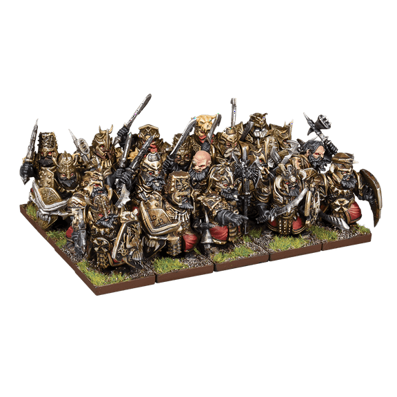 Kings of War Abyssal Dwarf Blacksouls Regiment