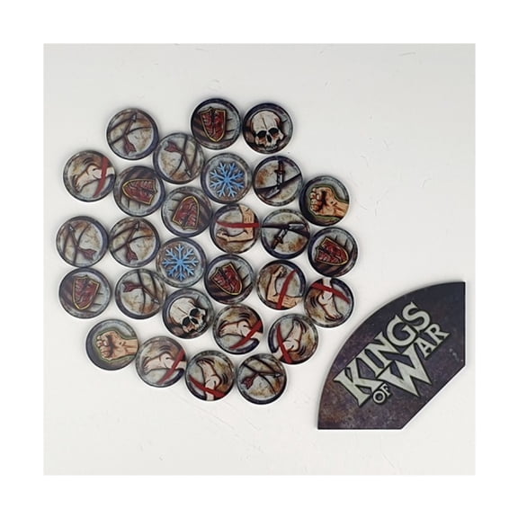 Mantic Entertainment Game Token Set & Arc Template New