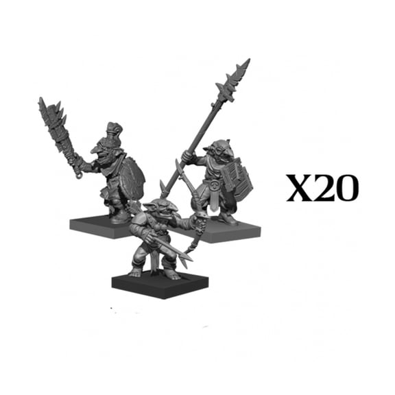 Mantic Entertainment Goblin Regiment 2020 New