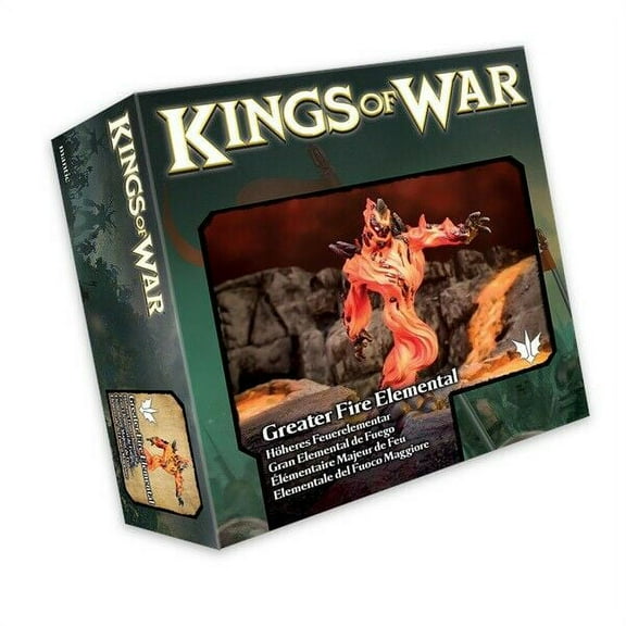 Kings of War Greater Fire Elemental - Salamander / Forces of Nature