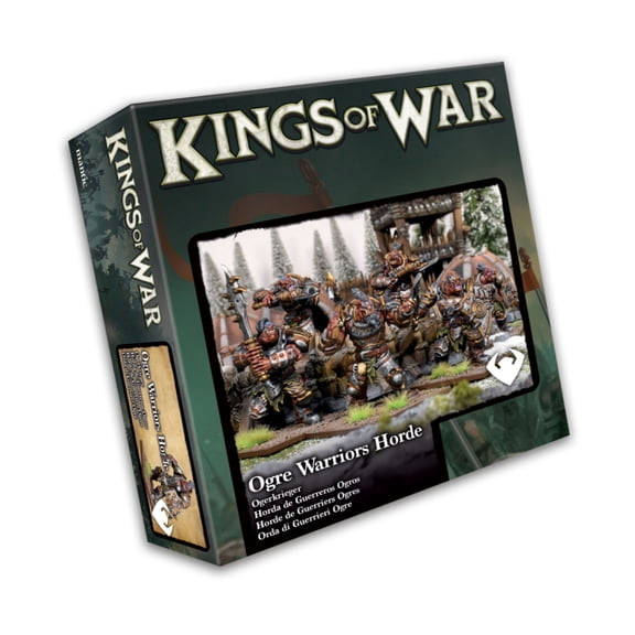 Mantic Entertainment Ogre Warriors Horde Kings of War Adventure Action Figure Set