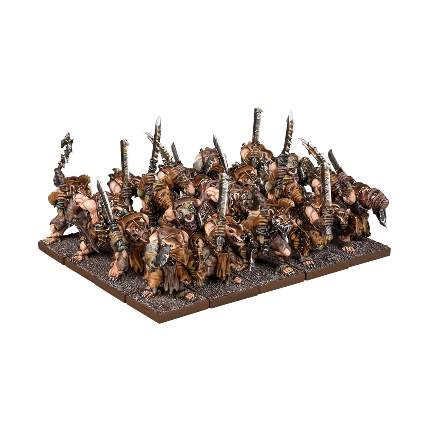 Mantic Entertainment Ratkin Warriors Regiment New - Walmart.com