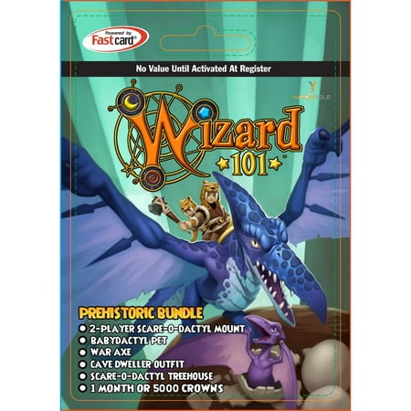 KingsIsle Wizard101 Prehistoric Bundle $29 Card