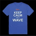 thumbnail image 1 of Kingsborough CC The Wave Keep Calm T-Shirt, Royal Blue - 2XL, 1 of 1
