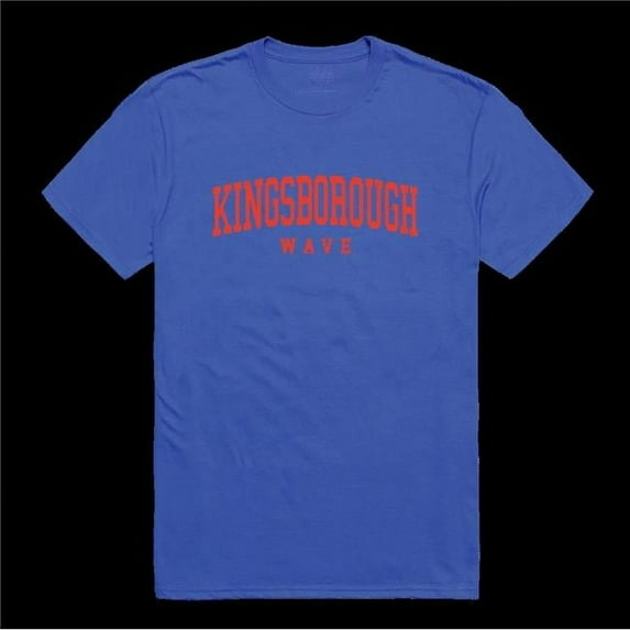 Kingsborough Community College The Wave T-Shirt, Royal - Small