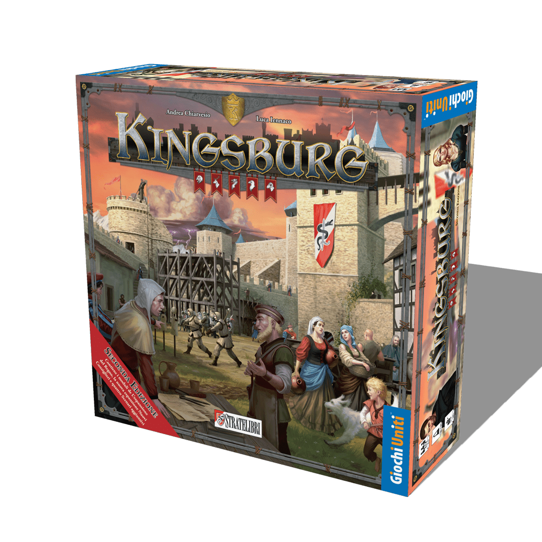 Kingsburg 3rd Edition Strategy Board Game for Ages 10 and up, from Asmodee