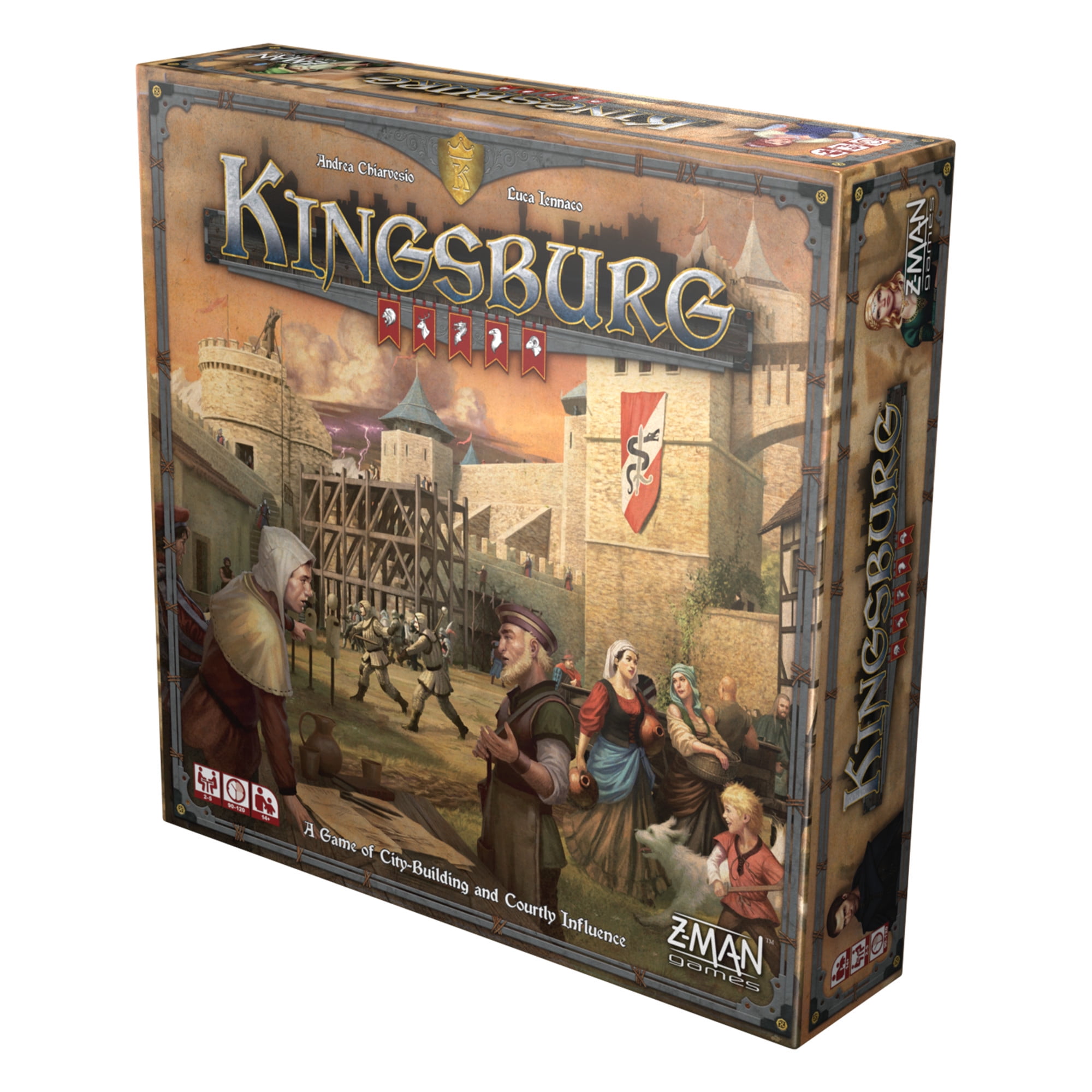Kingsburg Strategy Board Game for Ages 14 and up, from Asmodee