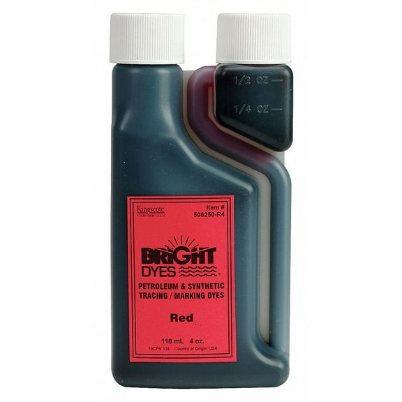 Kingscote Color Coding Dye,Red,4 oz. 506250-R4