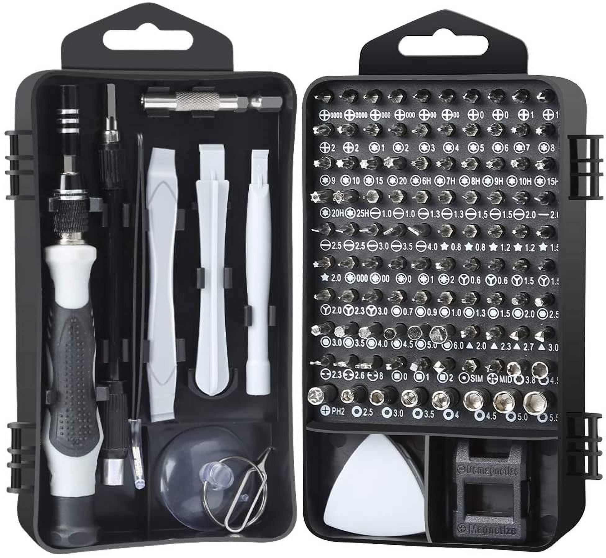 Kingsdun Precision Cell Phone Tool Kit with 98 Screwdriver Bits for ...