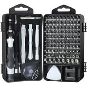 Kingsdun Precision Cell Phone Tool Kit with 98 Screwdriver Bits for iPhone Series, 117 Count