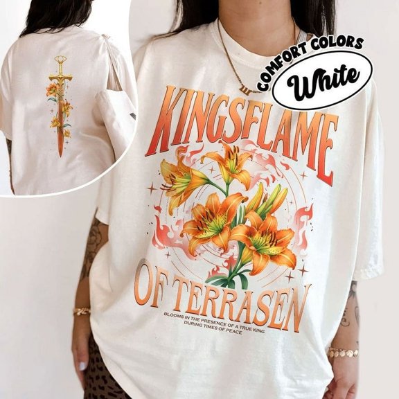 Kingsflame Flower Throne Of Glass Graphic T-Shirt