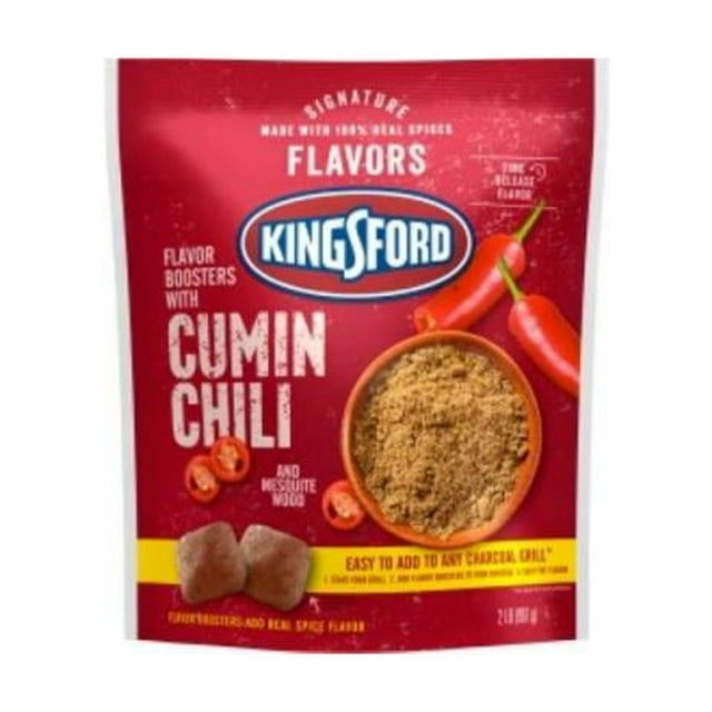 Kingsford 32614 Signature Flavors Charcoal Briquets, Chili, Cumin & Mesquite, 2 Lbs. - Quantity 5