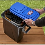 Kingsford 8 Gallon Charcoal Dispenser, Black with Blue Lid, Holds up to 24 lbs. (1 Each)