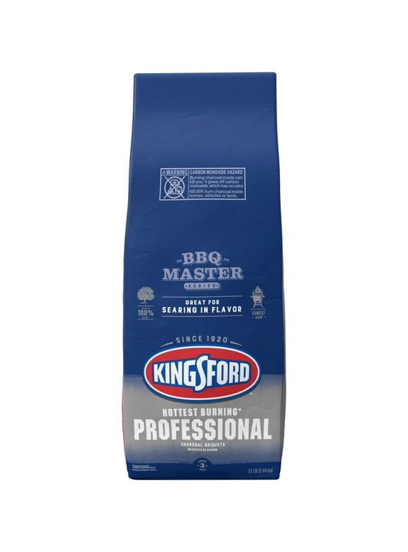 Kingsford Bbq Masters Professional Charcoal Briquettes, 12 Pounds