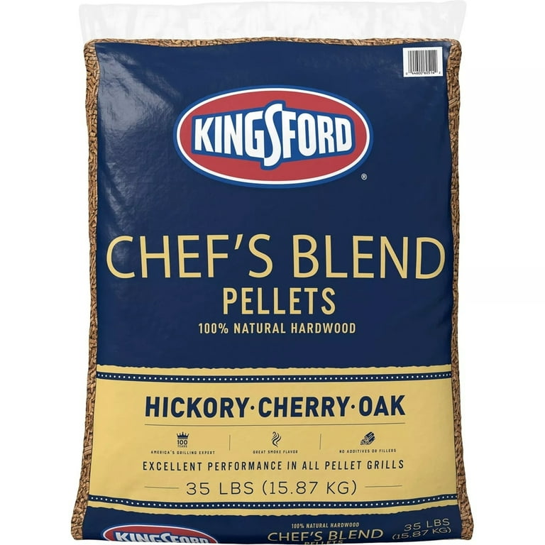 Kingsford Chef's Blend Hickory Grill Smoker Wood Pellets, Pit Boss