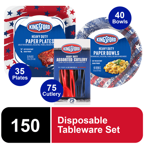 Kingsford Disposable Tableware