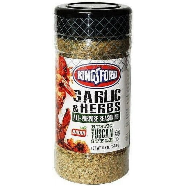Kingsford Garlic & Herbs All Purpose Seasoning Rustic Tuscan Style 5.