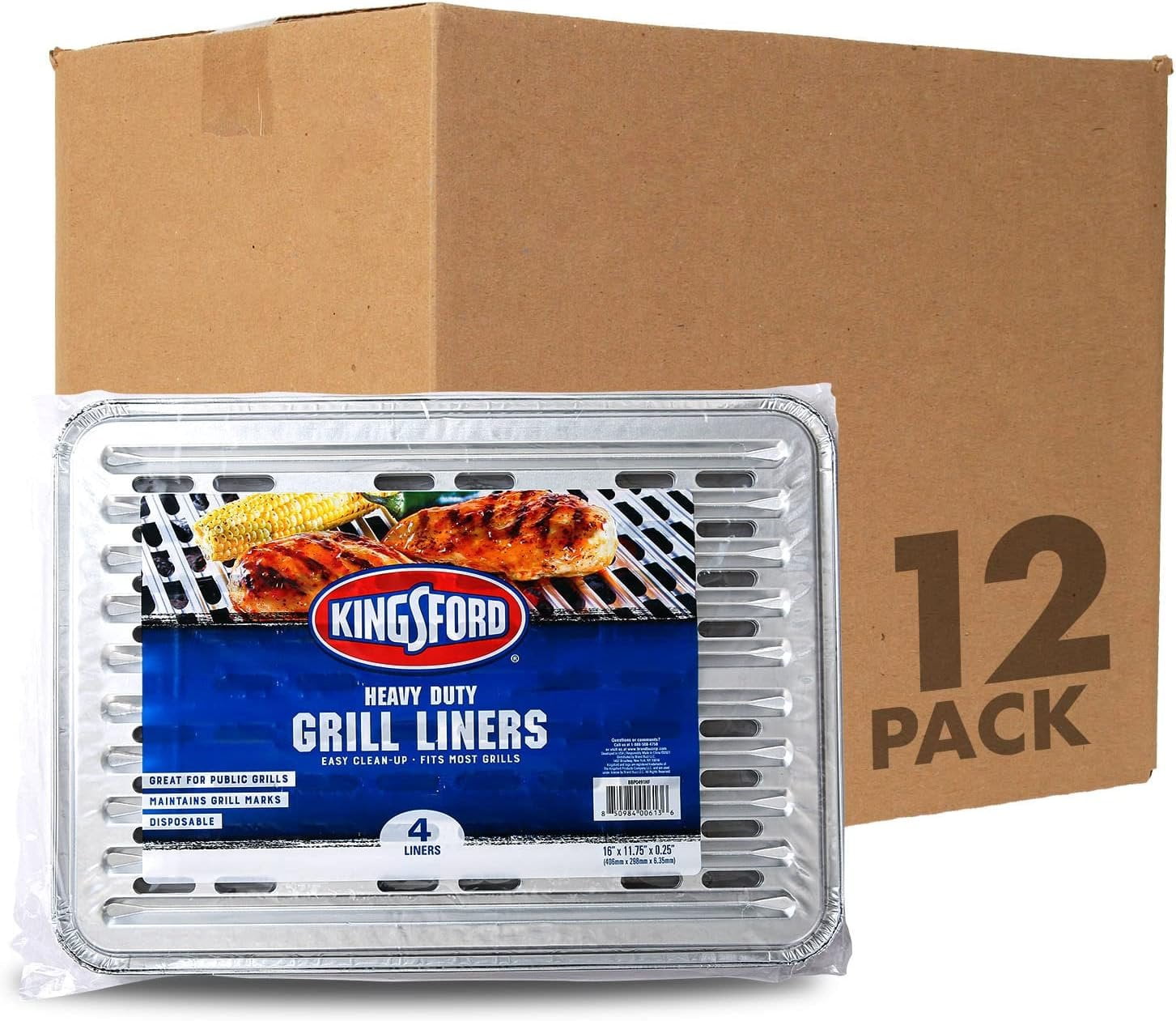 Kingsford Heavy Duty Aluminum Grill Liners Heavy Duty Grill Liners