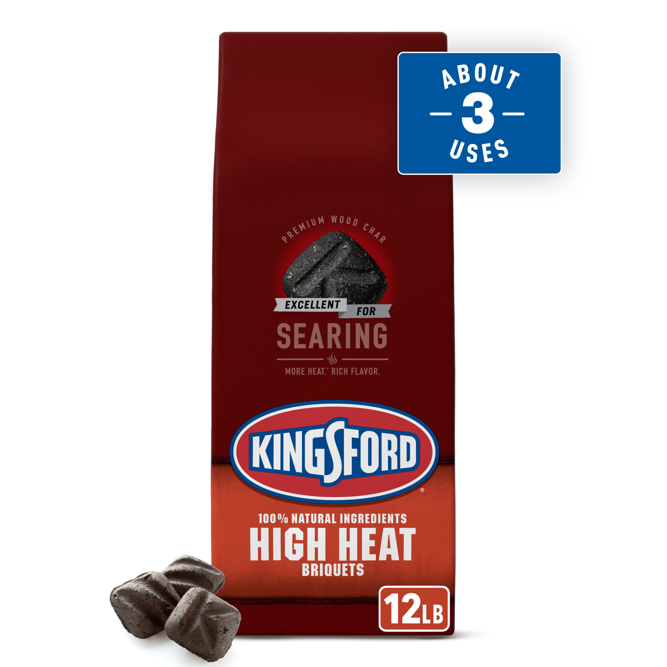 Expert Grill Charcoal Briquets, Charcoal Briquettes, 8 Lb