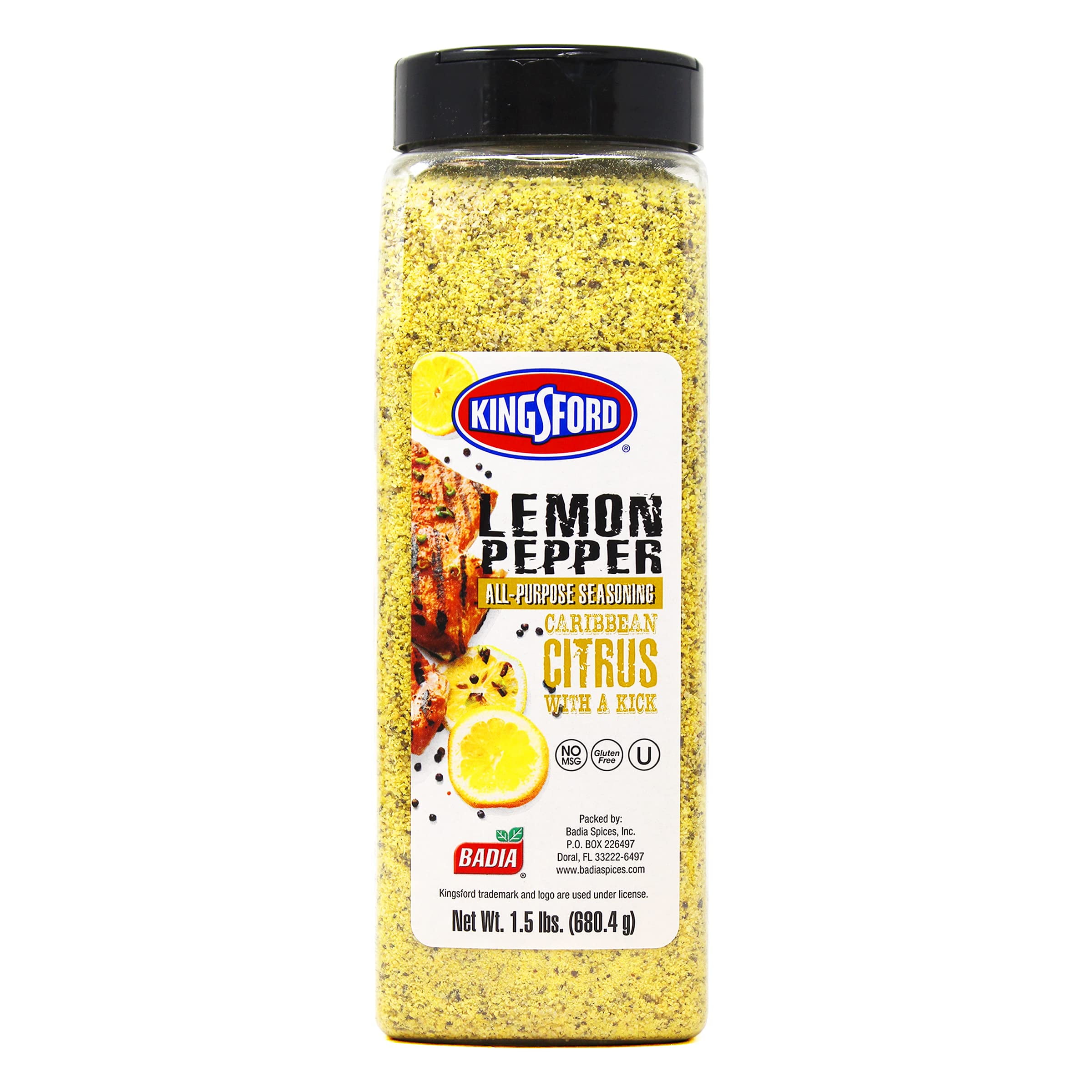 Kingsford Lemon Pepper All-Purpose Seasoning, Perfect AD01for Grilling, Cooking, and Everyday Use, 1.5 Pound