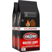 Kingsford Match Light Instant Charcoal Briquettes, 12 lbs, 2 Pack
