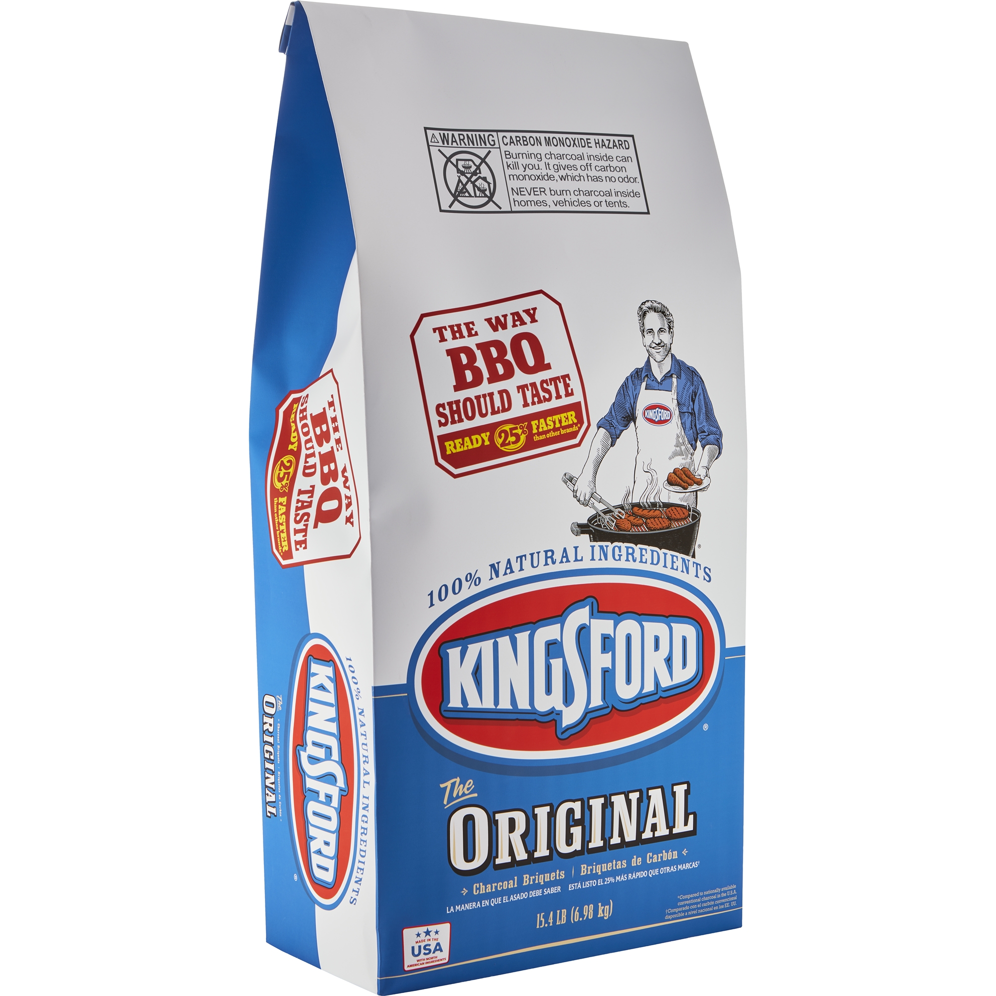 Kingsford Original Charcoal Briquettes, 15.4 lb Bag - image 1 of 10