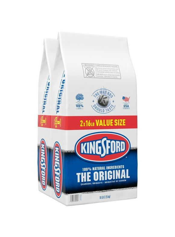 Kingsford Original Charcoal Briquettes, 16 lbs, 2 Pack