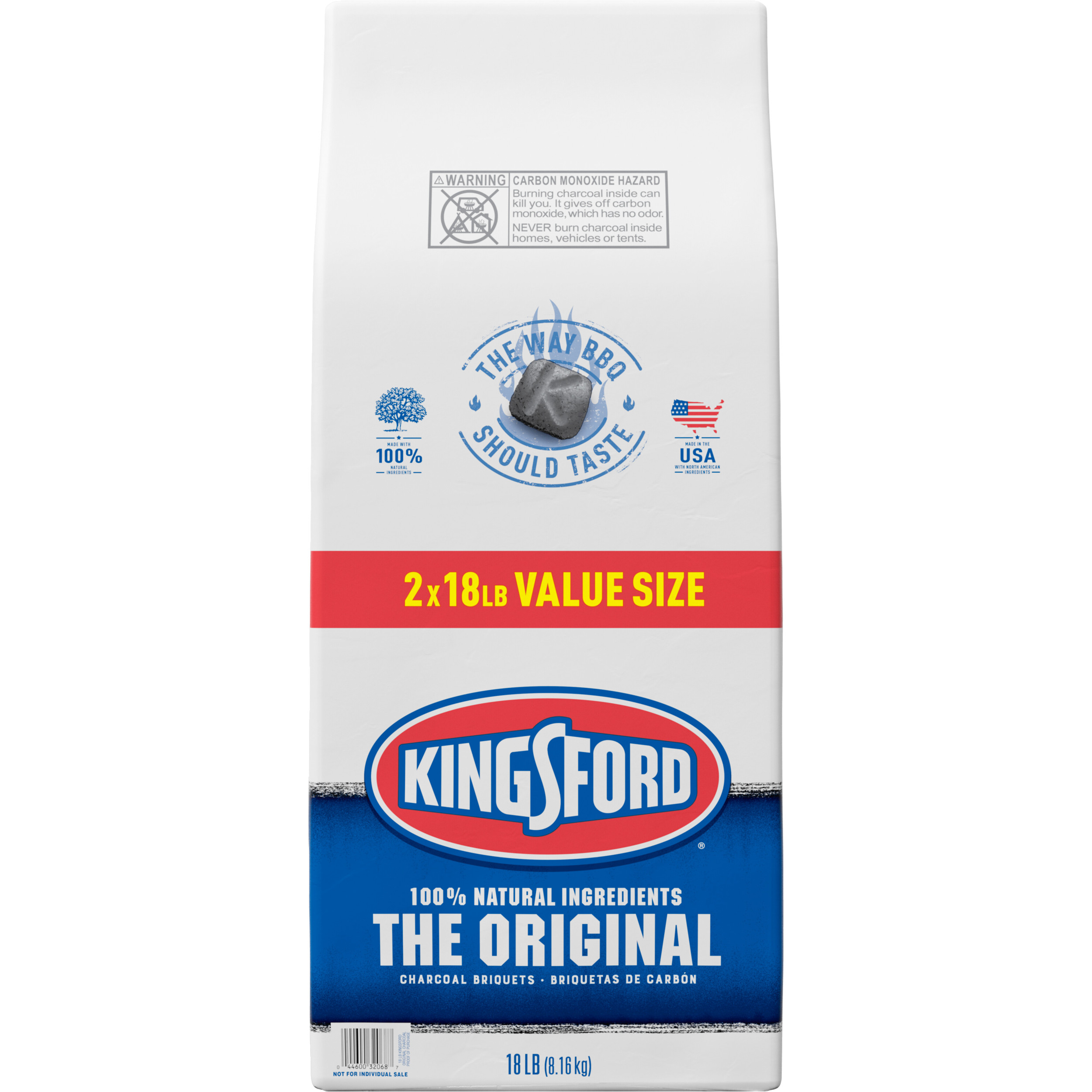 Kingsford Original Charcoal Briquettes, 18 lb (2 pack) - image 1 of 3