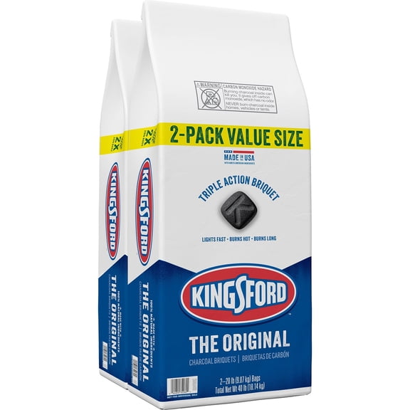 Kingsford Original Charcoal Briquettes, 2-Pack, 20 lbs.
