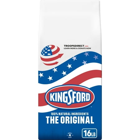 Kingsford Original Charcoal Briquettes, BBQ Charcoal for Grilling, 16 Pounds