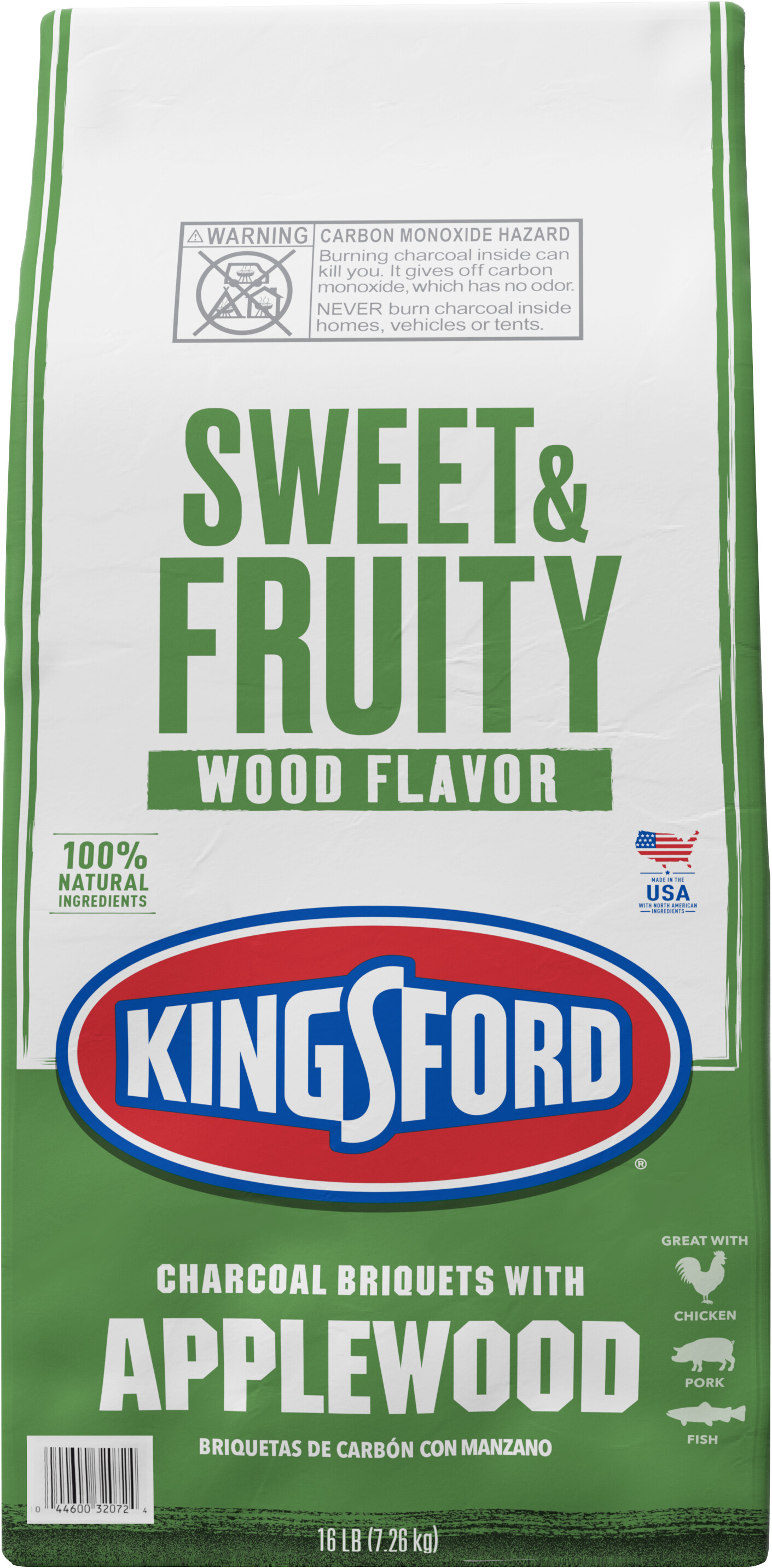 Kingsford Original Charcoal Briquettes with Applewood, BBQ Charcoal for