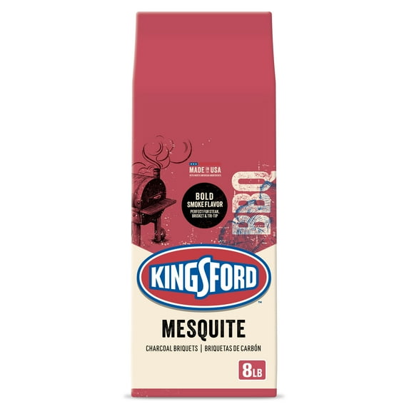 Kingsford Original Charcoal Briquettes with Mesquite, BBQ Charcoal for Grilling - 16 Pounds