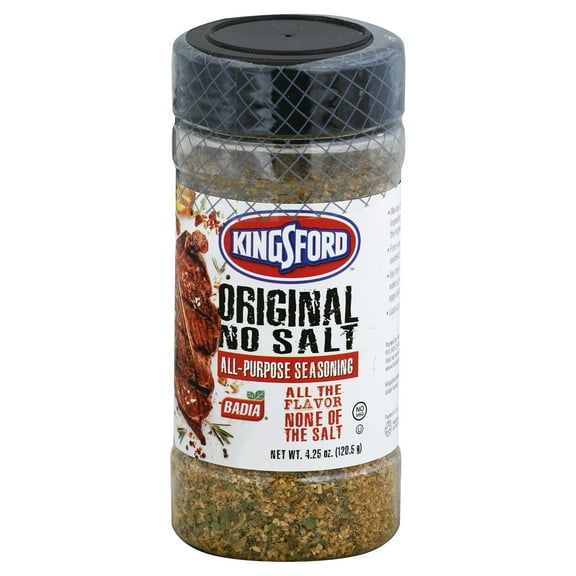 Kingsford Seasoning Original No Salt 4.25 oz (Pack of 12)
