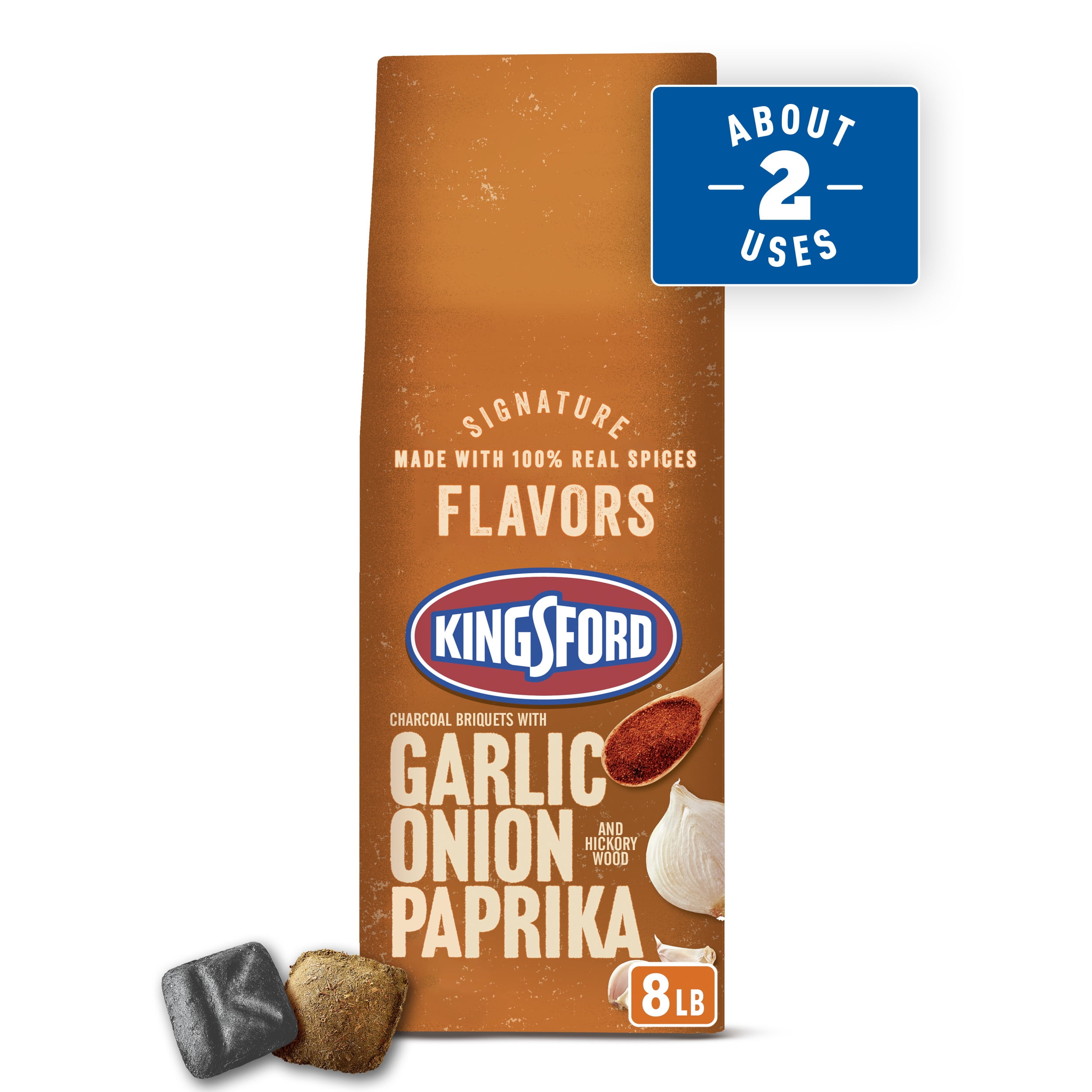 Kingsford Signature Flavors Charcoal Briquettes with Garlic, Onion and