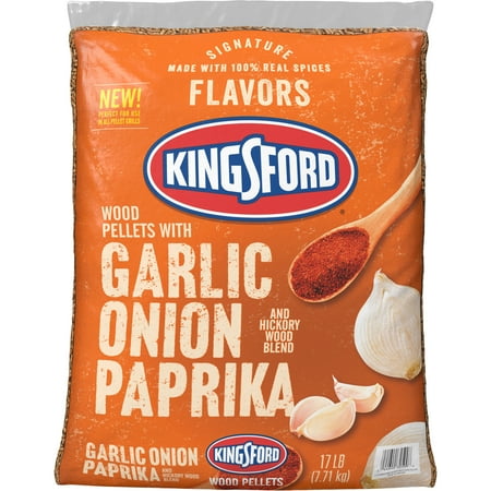 Kingsford Signature Flavors Garlic Onion and Paprika Hickory Wood Pellets, 17 lb