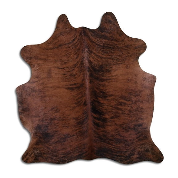 Kingship NATURAL cowhide rugs for sale MEDIUM BRINDLE rug