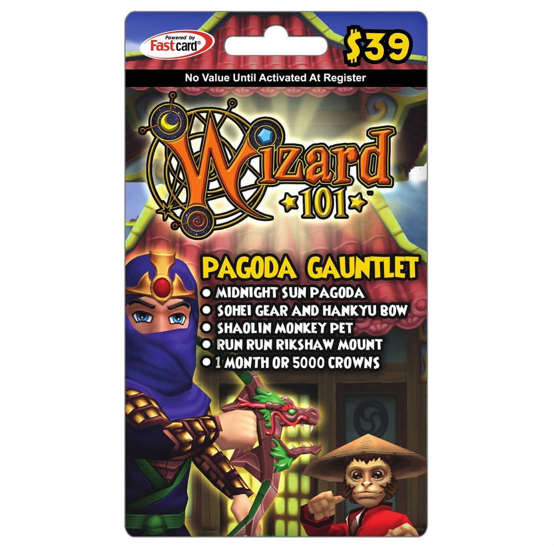 Kingsisle Wizard101 Pagoda Gauntlet $39 Gift Card - [Digital