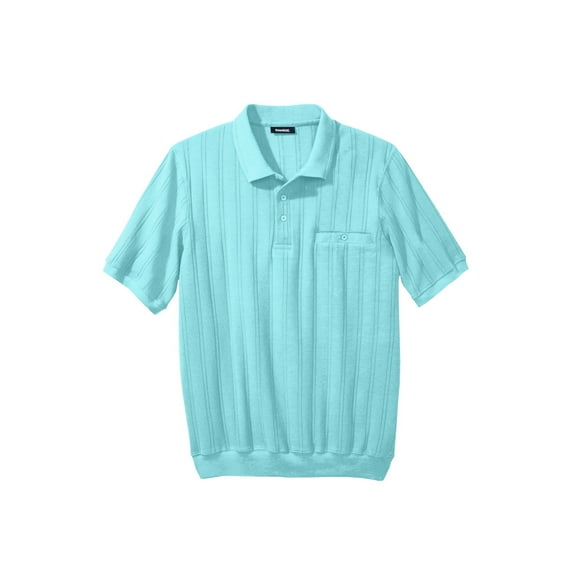 Kingsize Men's Big & Tall Banded Bottom Polo Shirt