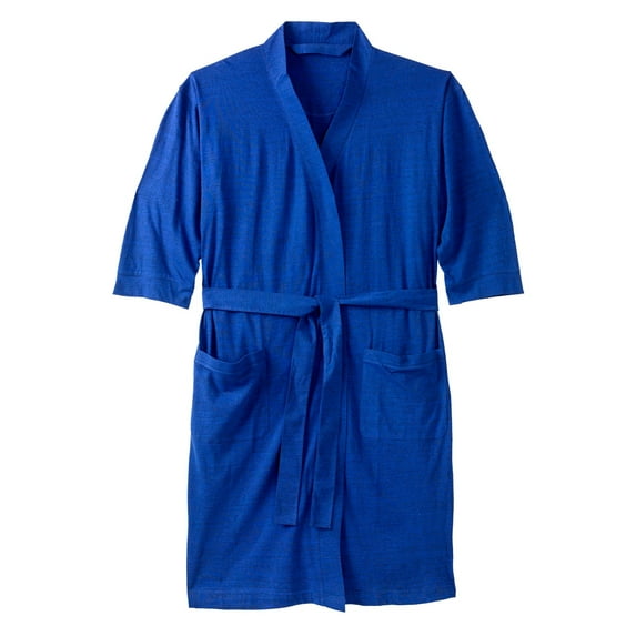 Kingsize Men's Big & Tall Cotton Jersey Robe