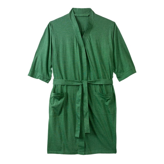 Kingsize Men's Big & Tall Cotton Jersey Robe