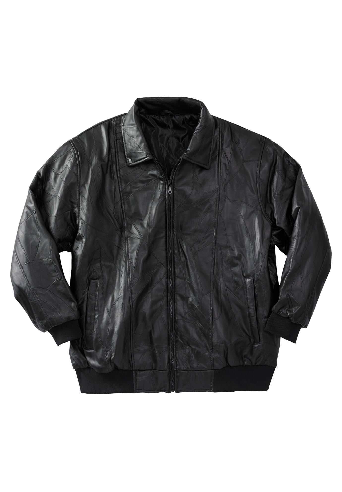 Men's Lucas Quilted Leather Bomber Jacket [Black] – LeatherKloset