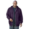 thumbnail image 1 of Kingsize Men's Big & Tall Fleece Zip-front Hoodie Jacket, 1 of 6