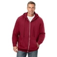 thumbnail image 1 of Kingsize Men's Big & Tall Fleece Zip-front Hoodie Jacket, 1 of 5